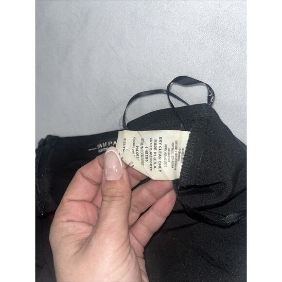 Vintage Rampage Juniors Sz 7 Red Black Polka Dot Halter Dress 50s Inspired - Picture 12 of 15